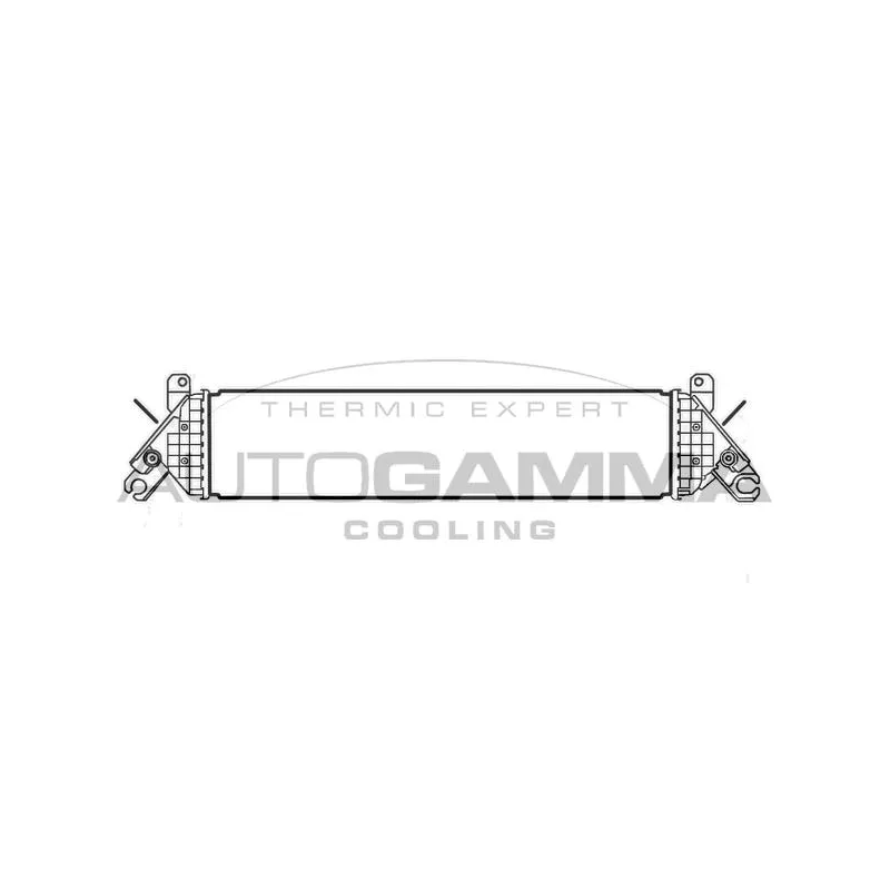 Intercooler, échangeur AUTOGAMMA 107912