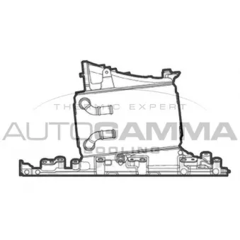 Intercooler, échangeur AUTOGAMMA 107913
