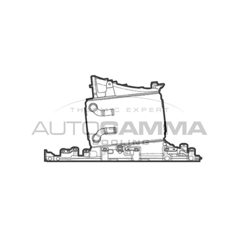 Intercooler, échangeur AUTOGAMMA 107913
