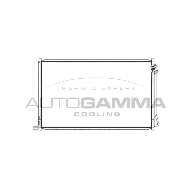 Condenseur, climatisation AUTOGAMMA 107928