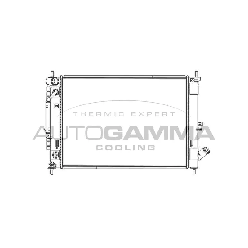 Radiateur, refroidissement du moteur AUTOGAMMA 107931