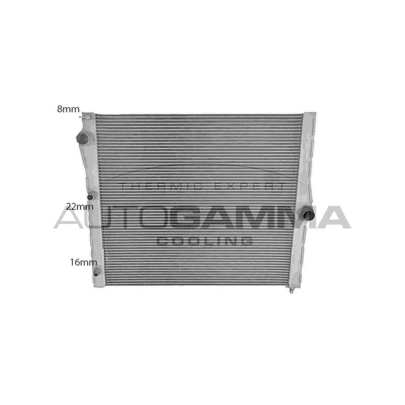 Radiateur, refroidissement du moteur AUTOGAMMA 107935