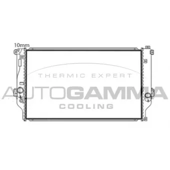 Radiateur, refroidissement du moteur AUTOGAMMA