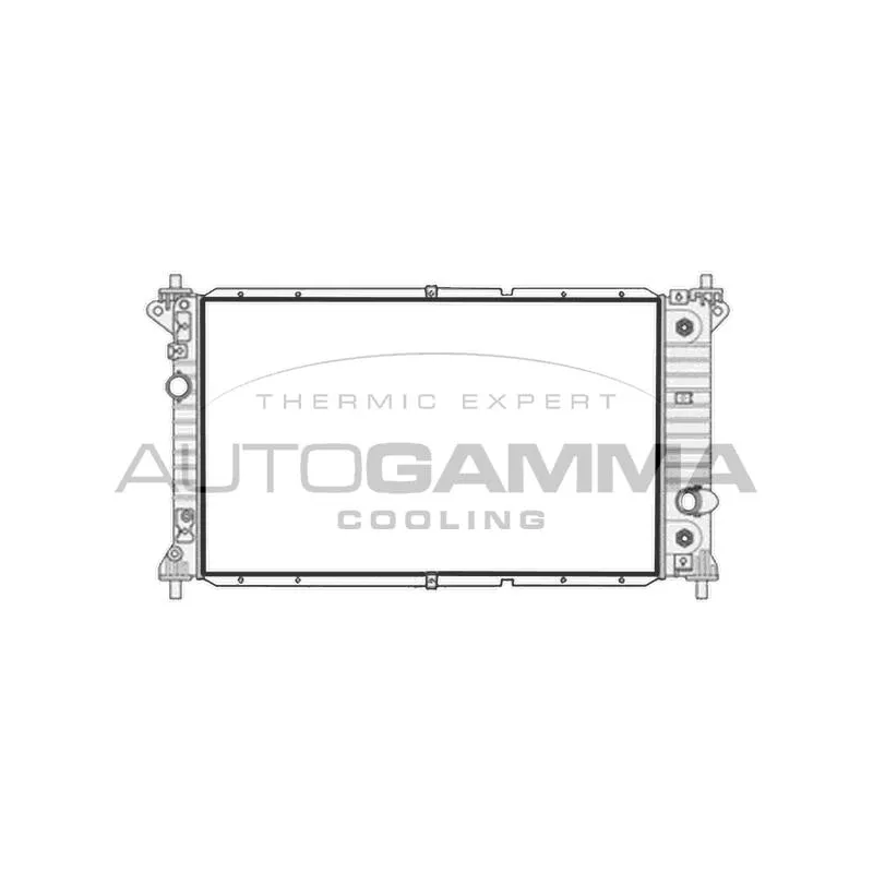 Radiateur, refroidissement du moteur AUTOGAMMA 107938