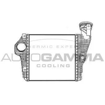 Intercooler, échangeur AUTOGAMMA 107941