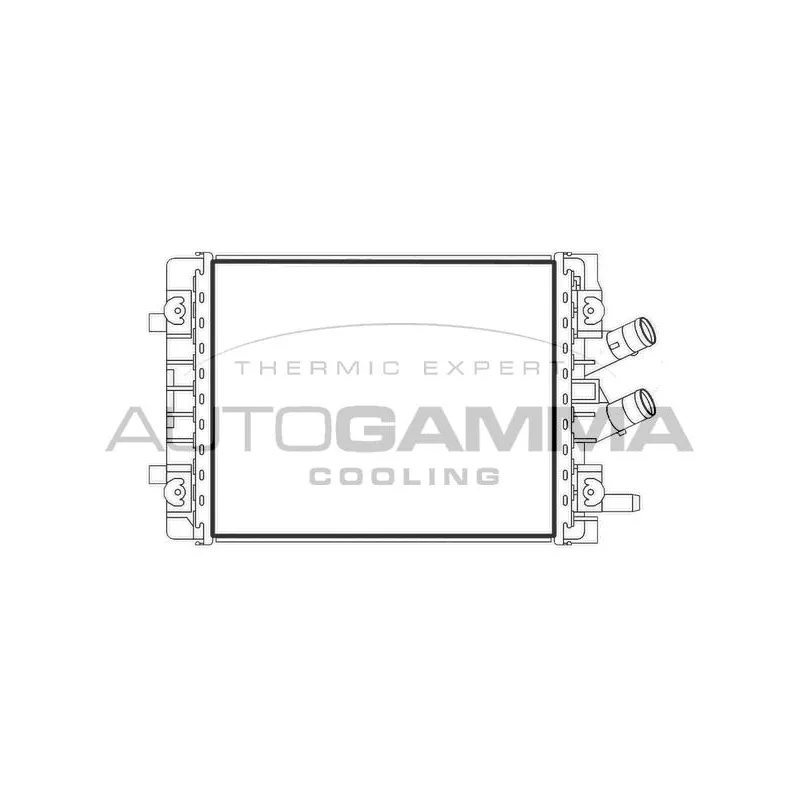 Radiateur, refroidissement du moteur AUTOGAMMA 107945