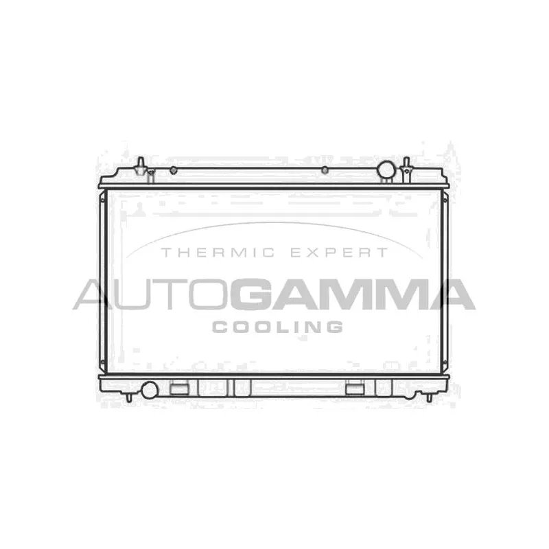 Radiateur, refroidissement du moteur AUTOGAMMA 107947