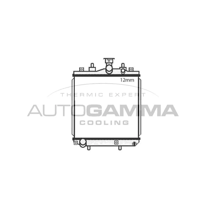 Radiateur, refroidissement du moteur AUTOGAMMA 107948