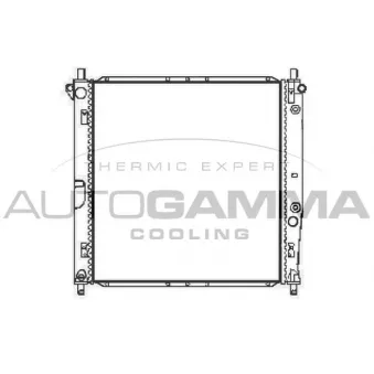 Radiateur, refroidissement du moteur AUTOGAMMA 107951