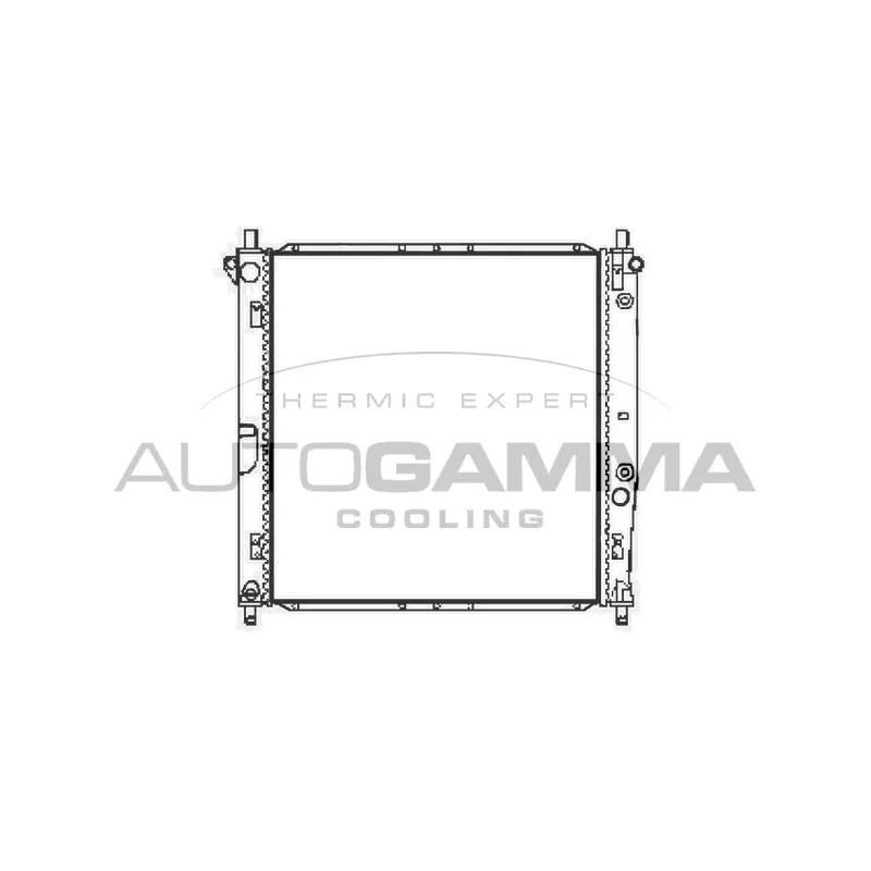 Radiateur, refroidissement du moteur AUTOGAMMA 107951