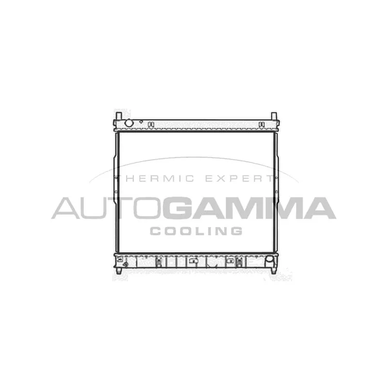 Radiateur, refroidissement du moteur AUTOGAMMA 107952