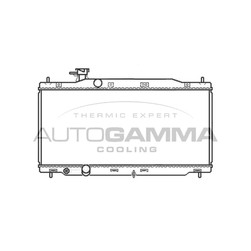 Radiateur, refroidissement du moteur AUTOGAMMA 107953