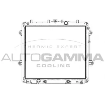 Radiateur, refroidissement du moteur AUTOGAMMA 107959