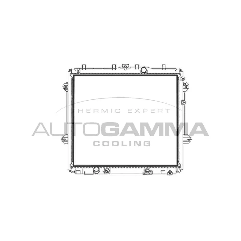 Radiateur, refroidissement du moteur AUTOGAMMA 107959