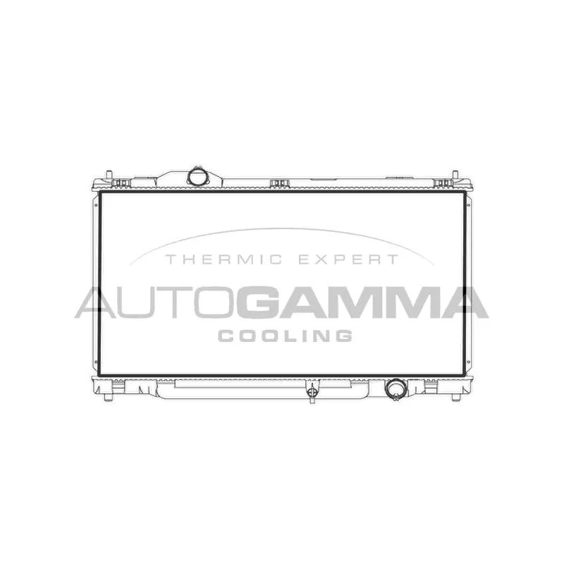 Radiateur, refroidissement du moteur AUTOGAMMA 107962