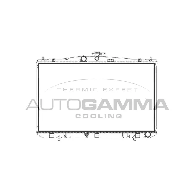Radiateur, refroidissement du moteur AUTOGAMMA 107963