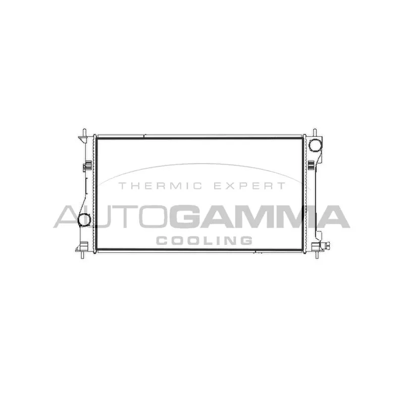 Radiateur, refroidissement du moteur AUTOGAMMA 107965