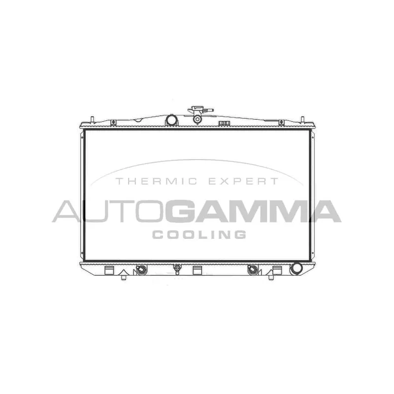 Radiateur, refroidissement du moteur AUTOGAMMA 107966