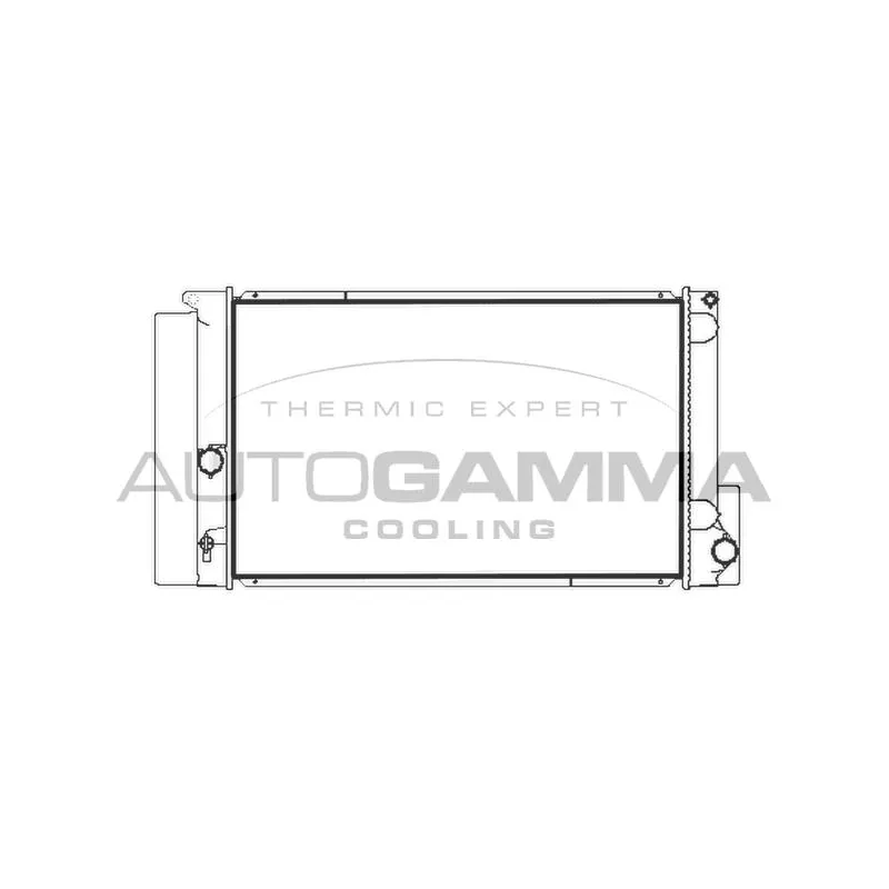 Radiateur, refroidissement du moteur AUTOGAMMA 107967