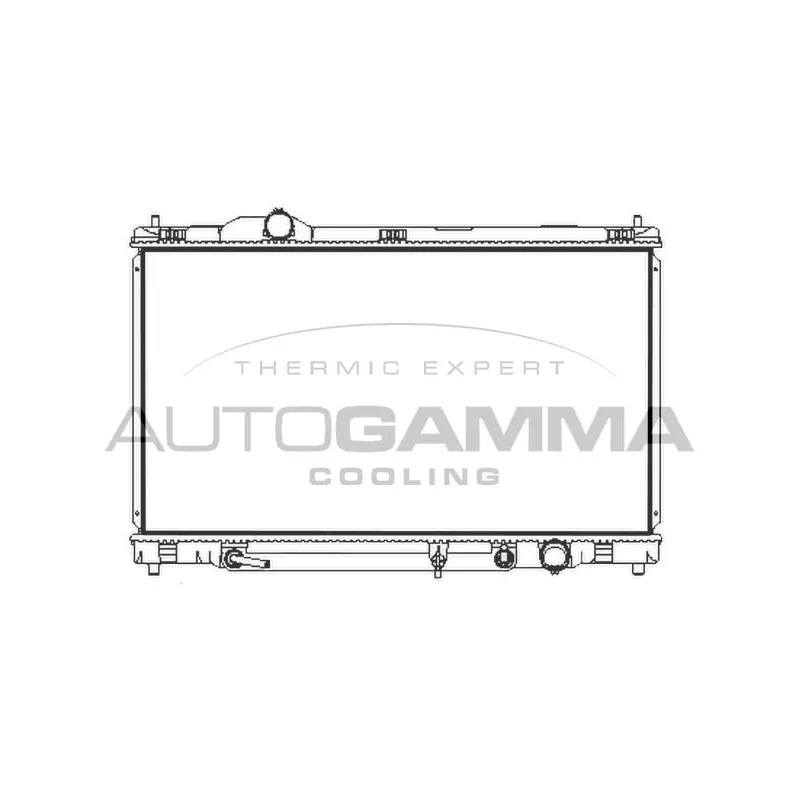 Radiateur, refroidissement du moteur AUTOGAMMA 107968