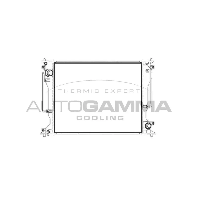 Radiateur, refroidissement du moteur AUTOGAMMA 107970