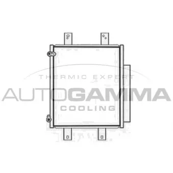 Condenseur, climatisation AUTOGAMMA 107973