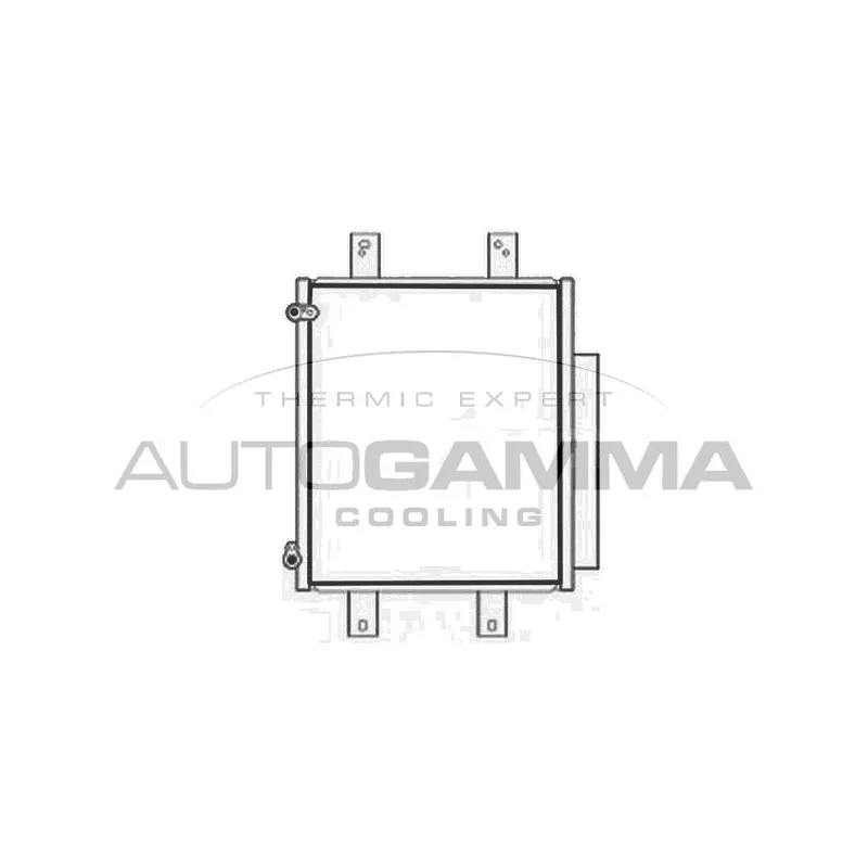 Condenseur, climatisation AUTOGAMMA 107973