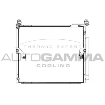 Condenseur, climatisation AUTOGAMMA 107976