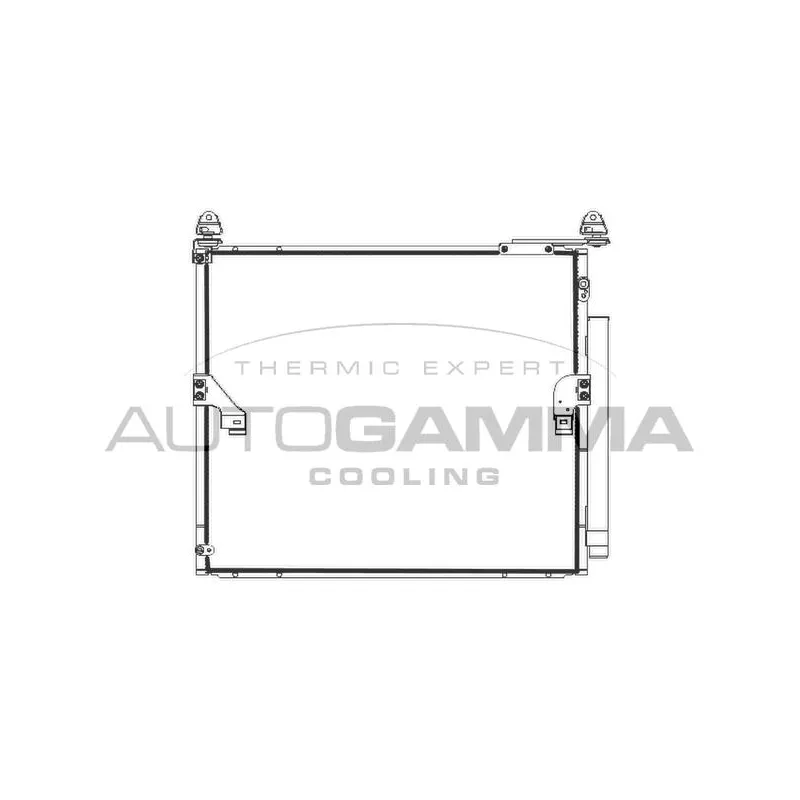 Condenseur, climatisation AUTOGAMMA 107976
