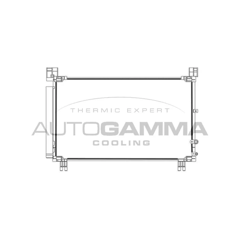 Condenseur, climatisation AUTOGAMMA 107977