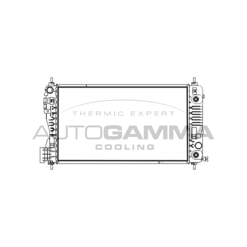 Radiateur, refroidissement du moteur AUTOGAMMA 107979