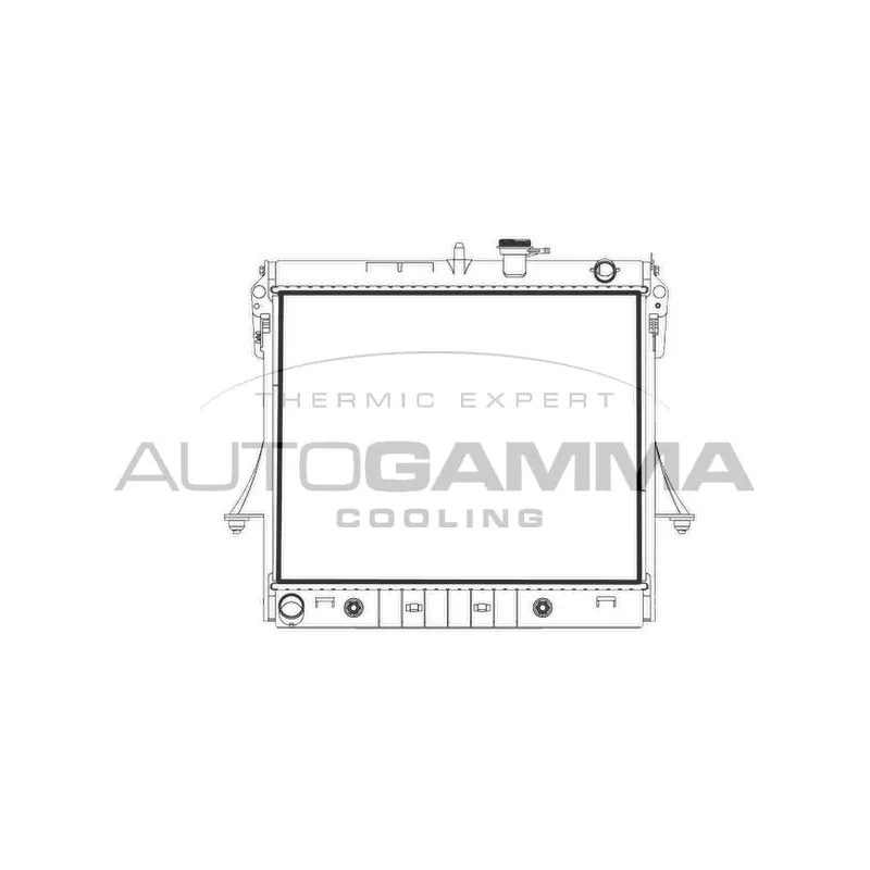 Radiateur, refroidissement du moteur AUTOGAMMA 107980