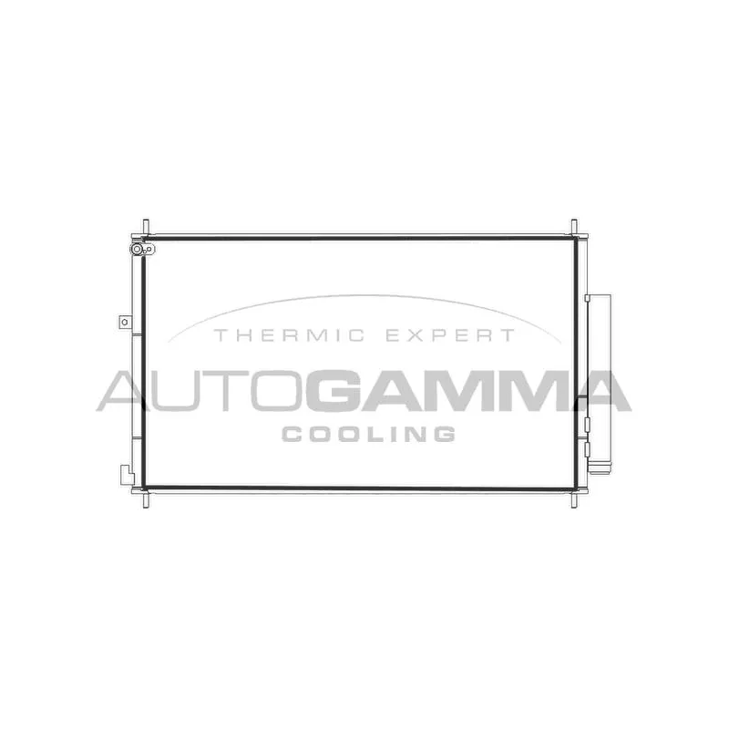 Condenseur, climatisation AUTOGAMMA 107982