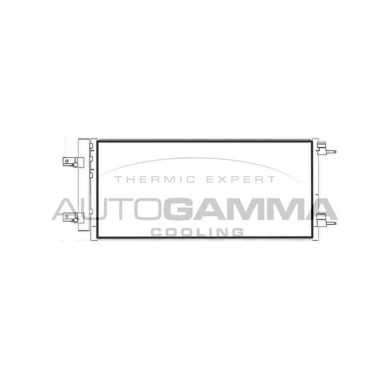 Condenseur, climatisation AUTOGAMMA 107983