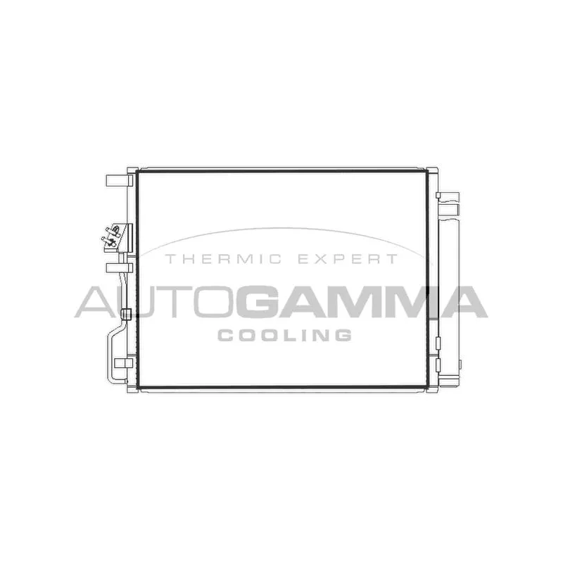 Condenseur, climatisation AUTOGAMMA 107984