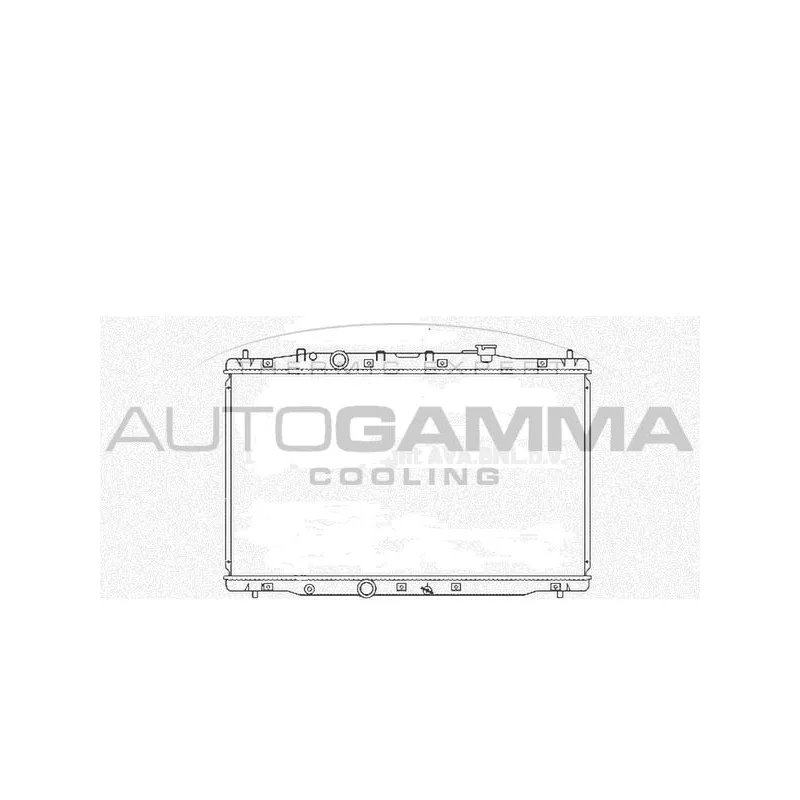 Radiateur, refroidissement du moteur AUTOGAMMA 107987