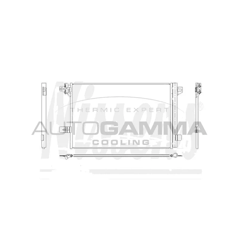 Condenseur, climatisation AUTOGAMMA 107996