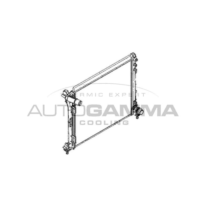 Radiateur, refroidissement du moteur AUTOGAMMA 110002
