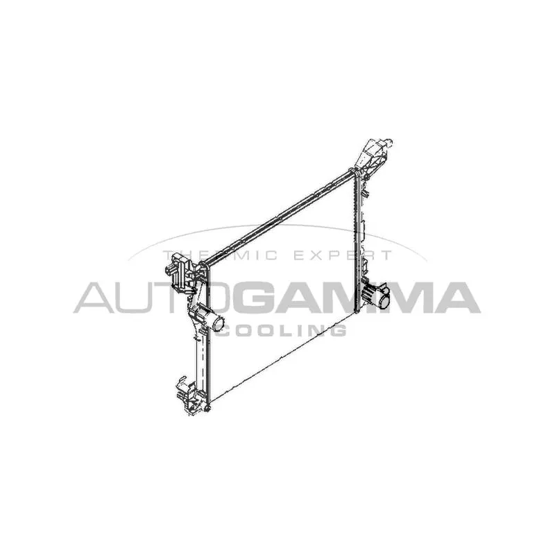 Radiateur, refroidissement du moteur AUTOGAMMA 110003