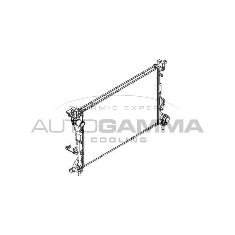 Radiateur, refroidissement du moteur AUTOGAMMA 110004