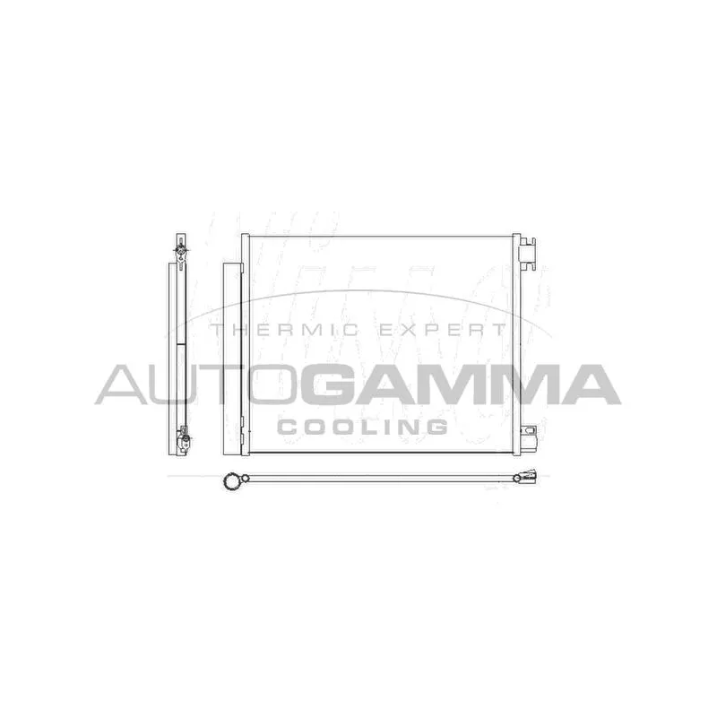 Condenseur, climatisation AUTOGAMMA 110007