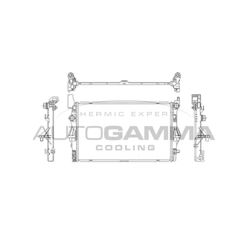 Radiateur, refroidissement du moteur AUTOGAMMA 110009