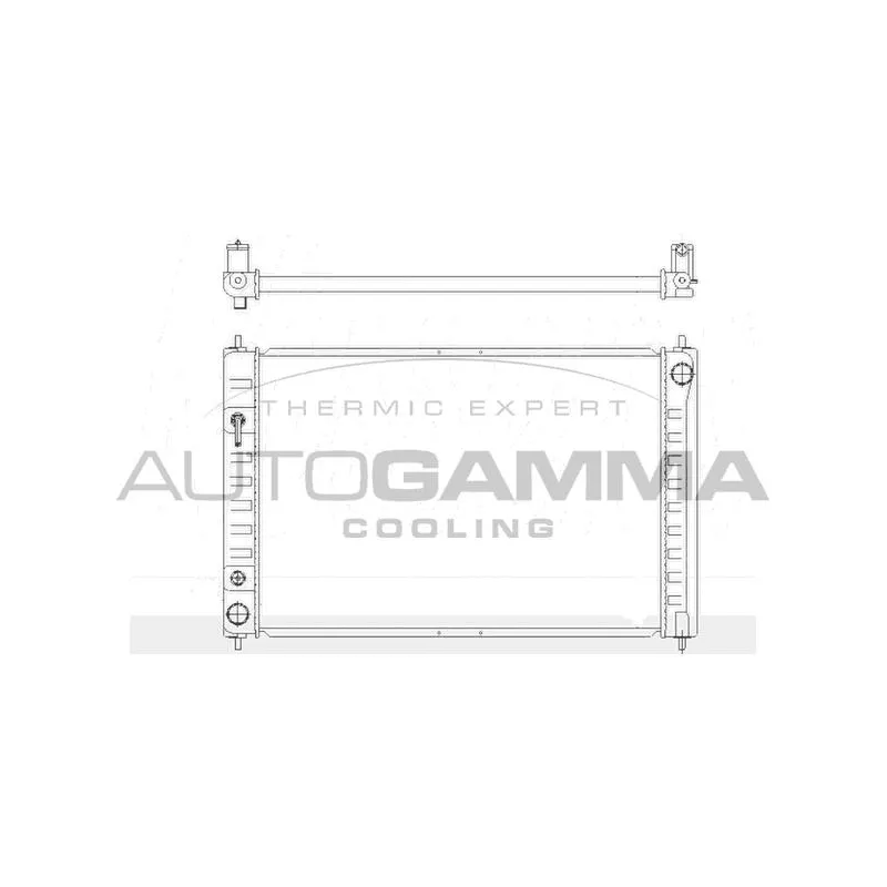 Radiateur, refroidissement du moteur AUTOGAMMA 110012