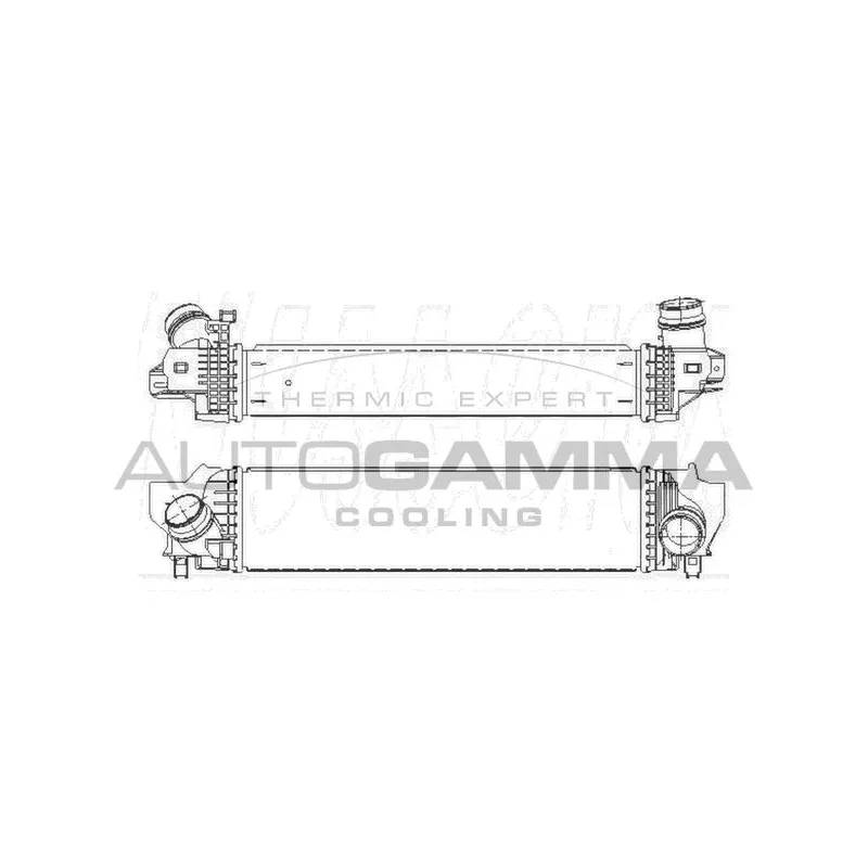 Intercooler, échangeur AUTOGAMMA 110014