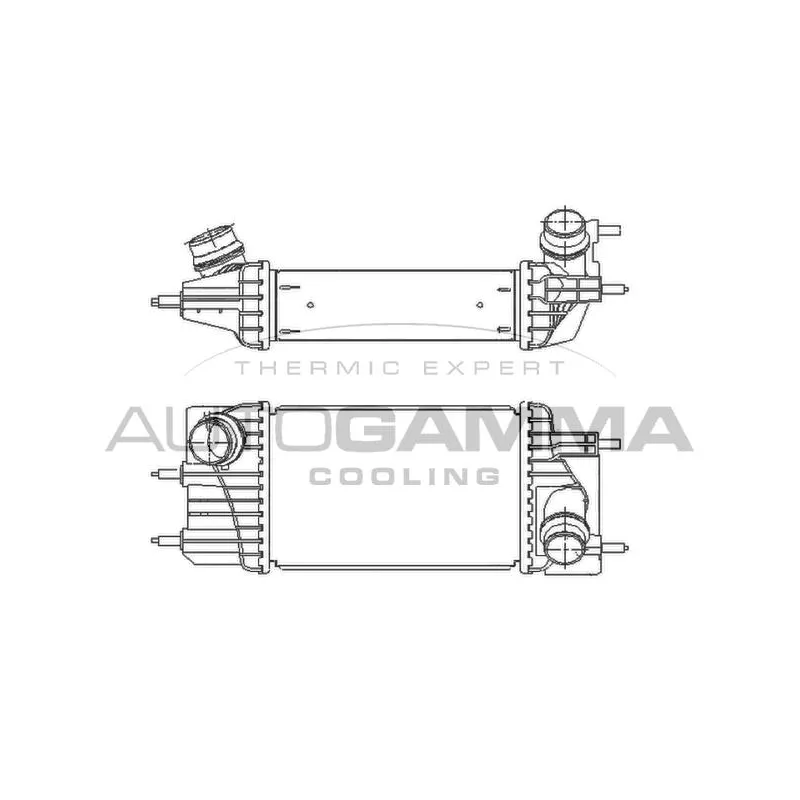 Intercooler, échangeur AUTOGAMMA 110019