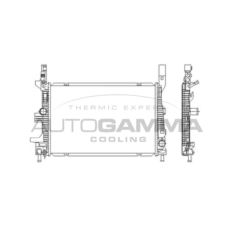Radiateur, refroidissement du moteur AUTOGAMMA 110022