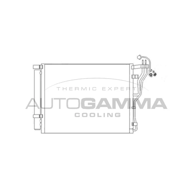 Condenseur, climatisation AUTOGAMMA 110023