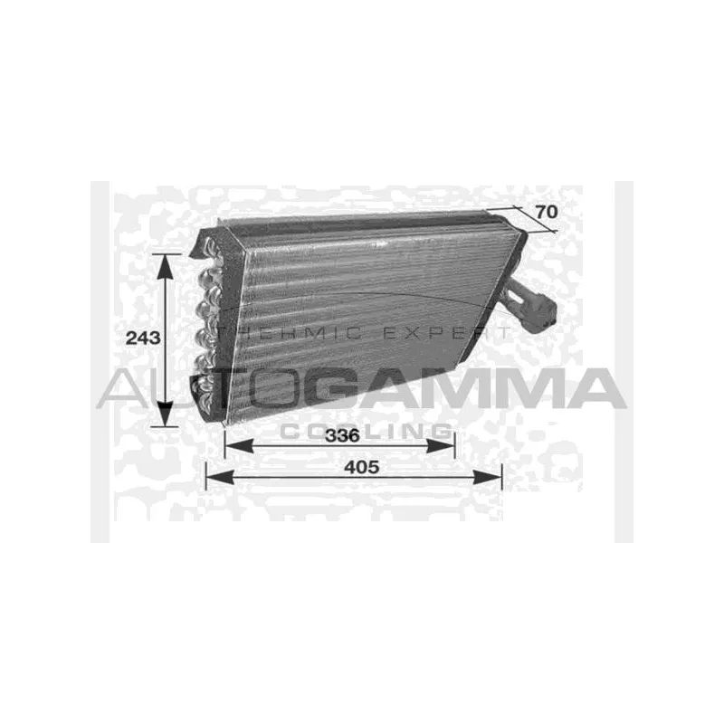 Évaporateur climatisation AUTOGAMMA 112000