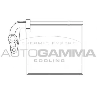 Évaporateur climatisation AUTOGAMMA 112019