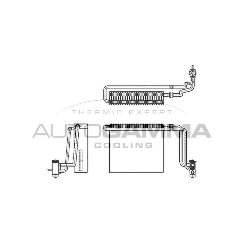 Évaporateur climatisation AUTOGAMMA 112023